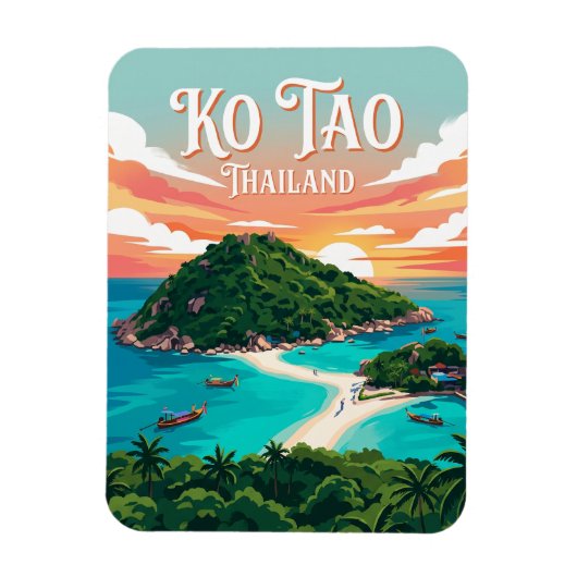 Magnet Flexible Ko Tao Thaïlande (Vertical)