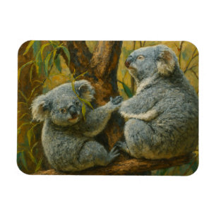 Magnet Flexible Koala Companions - Paire réaliste de faune