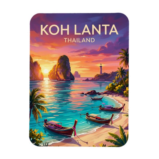 Magnet Flexible Koh Lanta Thaïlande (Vertical)