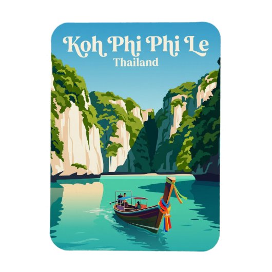 Magnet Flexible Koh Phi Phi Le Thaïlande (Vertical)
