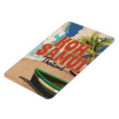 Magnet Flexible Koh Samui, Thaïlande Poster Vintage voyage (Côté Gauche)