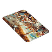 Magnet Flexible Kopitiam à Penang (Côté Droit)