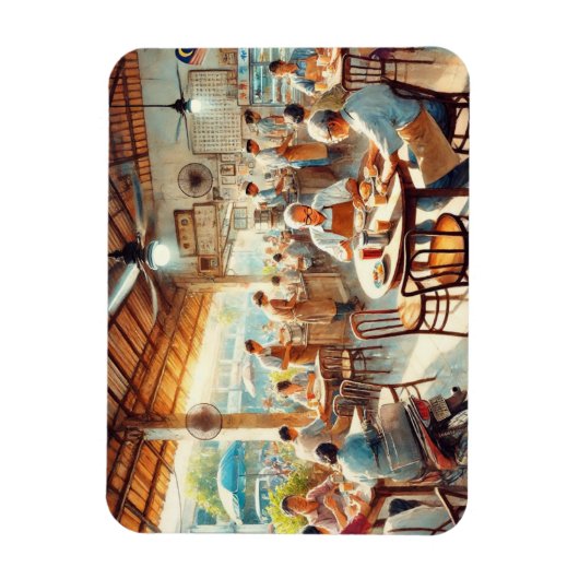 Magnet Flexible Kopitiam à Penang (Vertical)