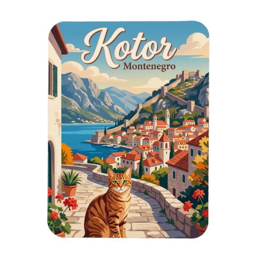 Magnet Flexible Kotor, Monténégro Monténégro (Vertical)