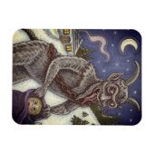 MAGNET FLEXIBLE KRAMPUS & ENFANTS NAUGHTY, HISTOIRE DE NOËL CRAYAN (Horizontal)