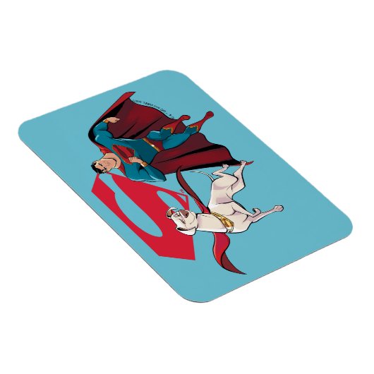 Magnet Flexible Krypto et Superman (Côté Droit)