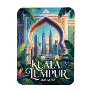 Magnet Flexible Kuala Lumpur Malaisie Tours Petronas