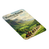 Magnet Flexible Kualoa Ranch Hawaï (Côté Droit)