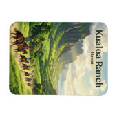 Magnet Flexible Kualoa Ranch Hawaï (Horizontal)