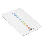 Magnet Flexible Kundalini Chakras (Côté Droit)
