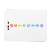 Magnet Flexible Kundalini Chakras (Horizontal)