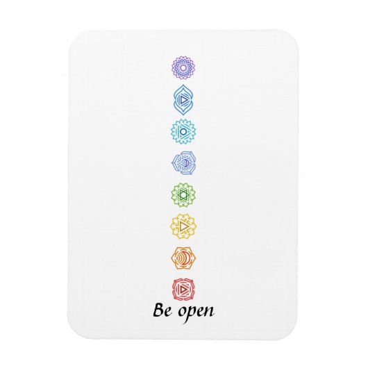 Magnet Flexible Kundalini Chakras (Vertical)