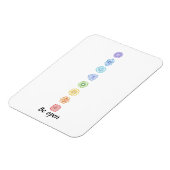 Magnet Flexible Kundalini Chakras (Côté Gauche)