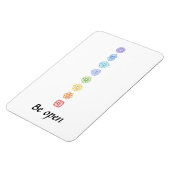 Magnet Flexible Kundalini Yoga Chakra Soyez Ouvert (Côté Gauche)