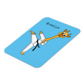 Magnet Flexible Kung Fu giraffe (Côté Gauche)