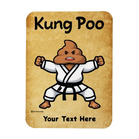 Magnet Flexible Kung Poo Karate (Vertical)