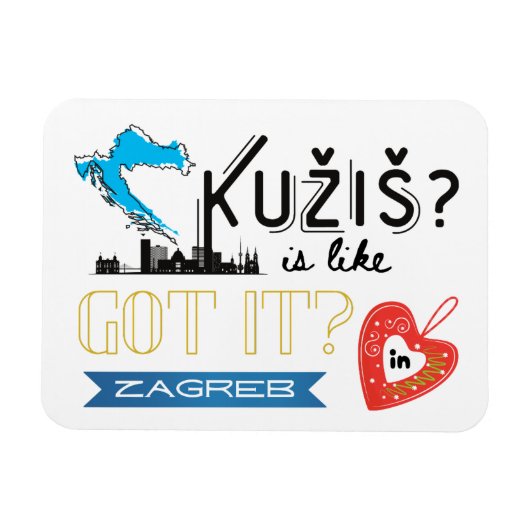 Magnet Flexible Kužiš ? Zagreb Croatie (Horizontal)