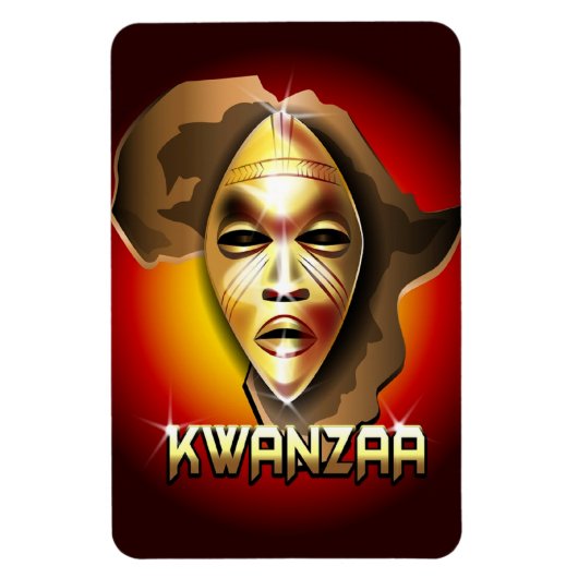 Magnet Flexible Kwanzaa (Vertical)