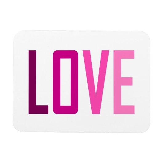 MAGNET FLEXIBLE L O V E (Horizontal)