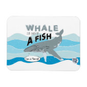 Magnet Flexible La baleine n'est pas un poisson (Horizontal)