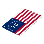 Magnet Flexible La bannière de Bennington : le 76e drapeau de bata (Côté Gauche)