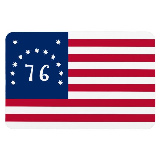 Magnet Flexible La bannière de Bennington : le drapeau de bataille (Horizontal)