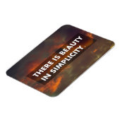Magnet Flexible La beauté dans la simplicité (Côté Gauche)