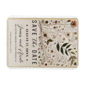 Magnet Flexible La beauté de la nature Fleurs botaniques Sauvez la (Horizontal)