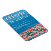 Magnet Flexible La beauté tropicale de Grenade à Saint George's (Côté Droit)