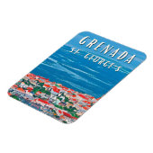 Magnet Flexible La beauté tropicale de Grenade à Saint George's (Côté Gauche)
