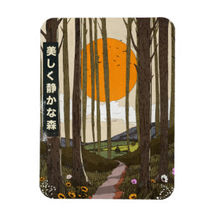 Magnet Flexible La belle forêt calme