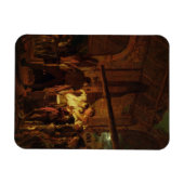 Magnet Flexible La boutique de forgeron (huile sur toile) (Horizontal)