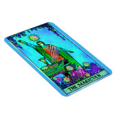 Magnet Flexible La carte de décès du Magicien Coronavirus Tarot (Côté Droit)