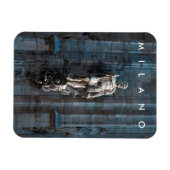 Magnet Flexible La cathédrale de Milan statue d'architecture monum (Horizontal)