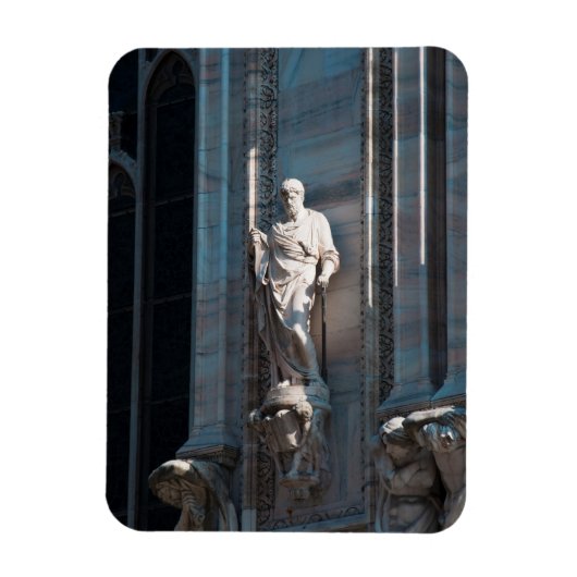 Magnet Flexible La cathédrale de Milan statue d'architecture monum (Vertical)