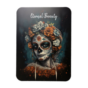 Magnet Flexible La Catrina Esprit Éternel Dia de los Muertos