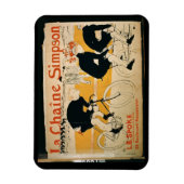 Magnet Flexible "La Chaîne Simpson", Paris (litho couleur) (Vertical)