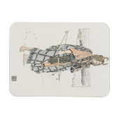 Magnet Flexible La Chasse (par Ann Macbeth) (Horizontal)