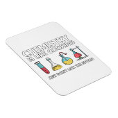 Magnet Flexible La chimie est comme la Cuisine (Côté Droit)