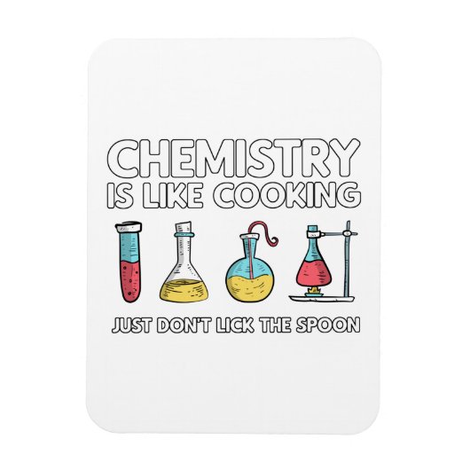 Magnet Flexible La chimie est comme la Cuisine (Vertical)