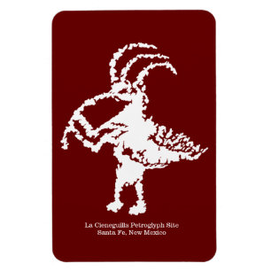 Magnet Flexible La Cieneguilla Petroglyph Site Père Noël Fe, Nouve