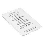 Magnet Flexible La Clemenza di Tito Libretto page de titre (Côté Droit)