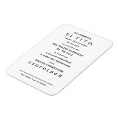 Magnet Flexible La Clemenza di Tito Libretto page de titre (Côté Gauche)