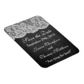 Magnet Flexible La collection de Mariages Chalkboard & Lace (Côté Droit)