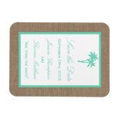 Magnet Flexible La collection Tropical Palm Tree Beach Wedding (Horizontal)