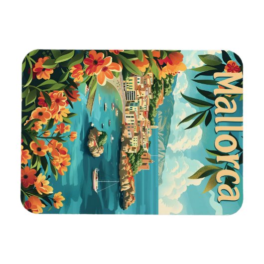 Magnet Flexible La côte de Majorque (Horizontal)