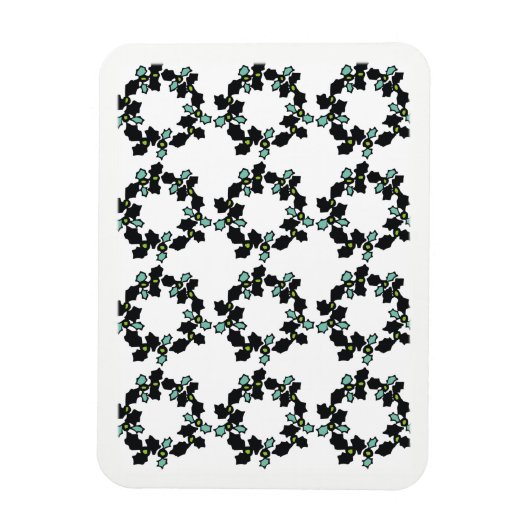 Magnet Flexible La couronne de Noël - (Vertical)