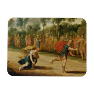 Magnet Flexible La course d'Atalanta et de Hippomenes (huile sur