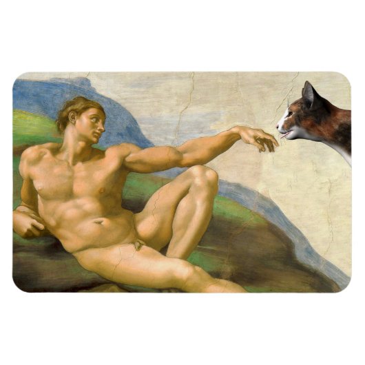 Magnet Flexible La Création D'Adam Parody (Horizontal)