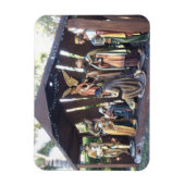 Magnet Flexible La crèche de Noël. Sanibel Est., USA. (Vertical)